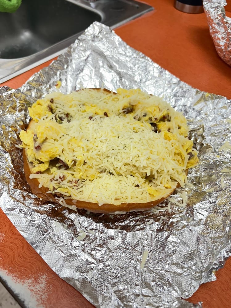 Donut Taco: Bacon, Egg, & Cheese