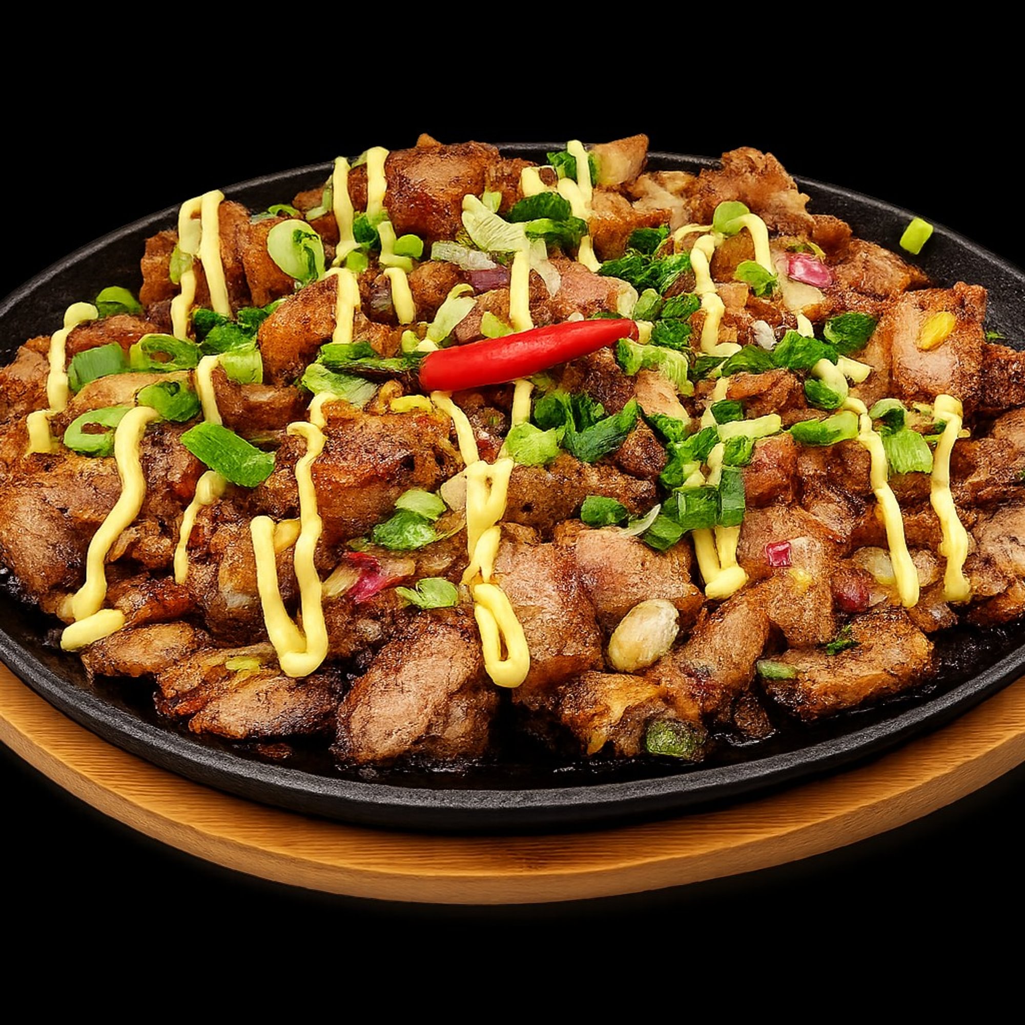 Crispy Pork Belly Sisig (W/ Rice)