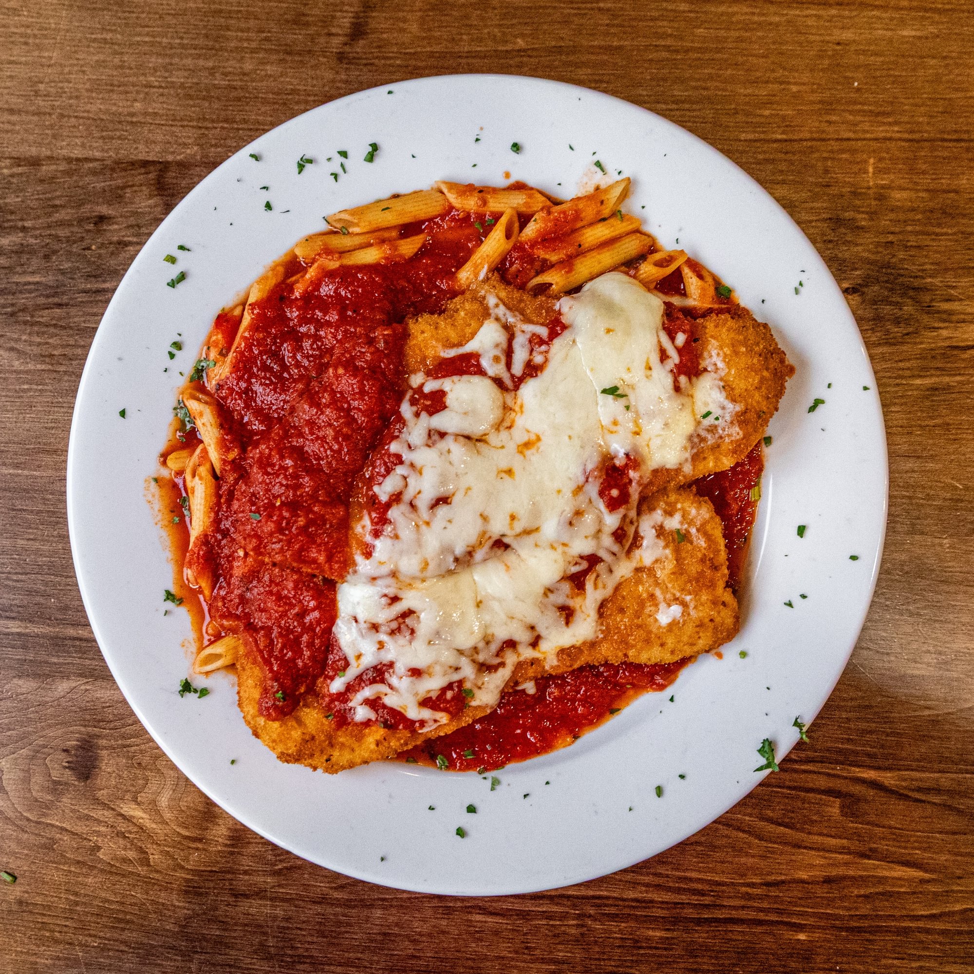 Chicken Parmigiano Pasta