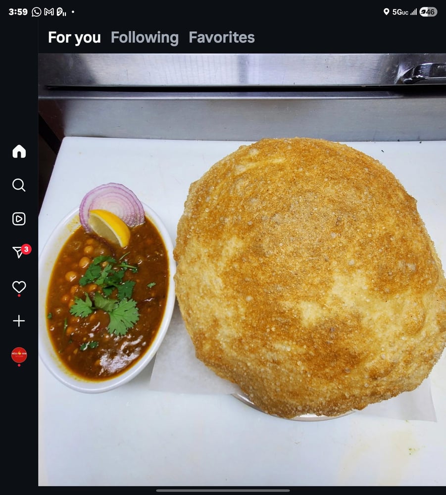 Chole Bhatura (V, J, )