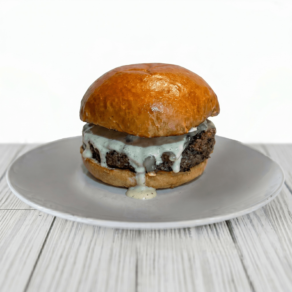 Mushroom Swiss Burger Combo