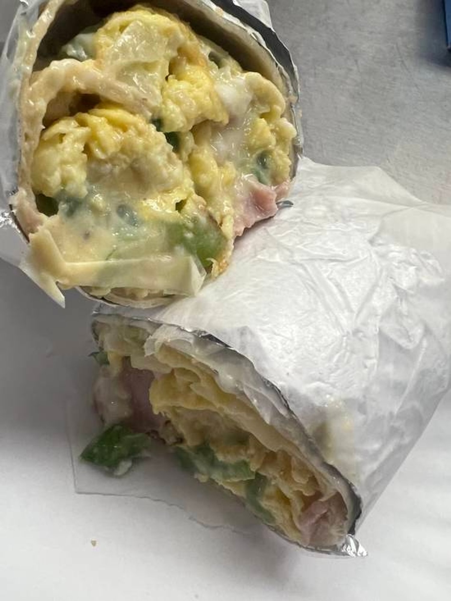 Greek Omelette Wrap