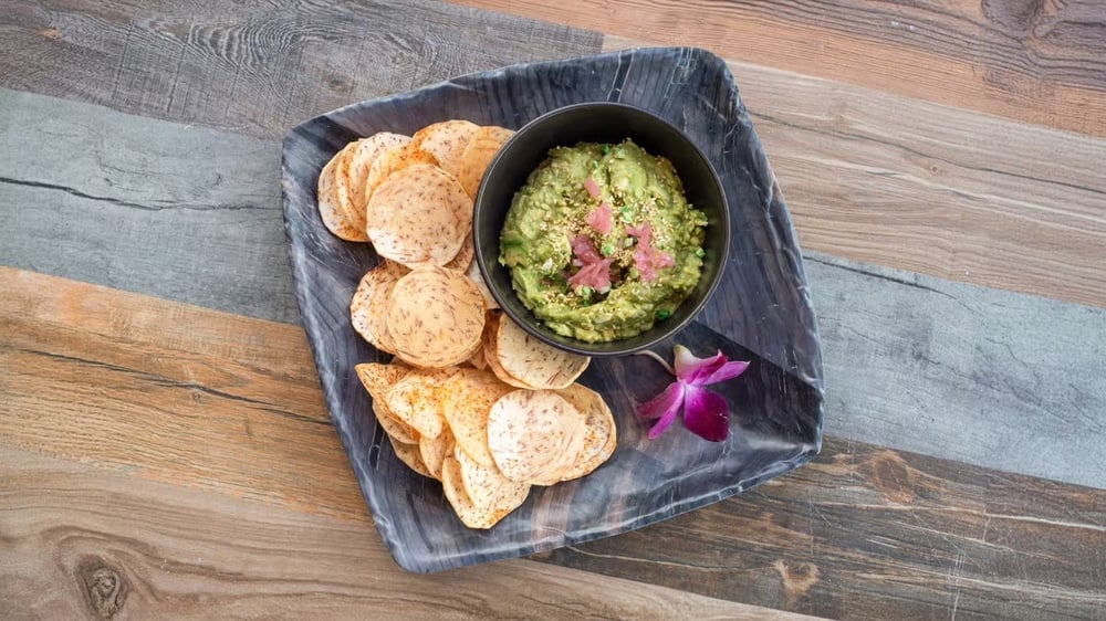 Edamame Guacamole & Chips