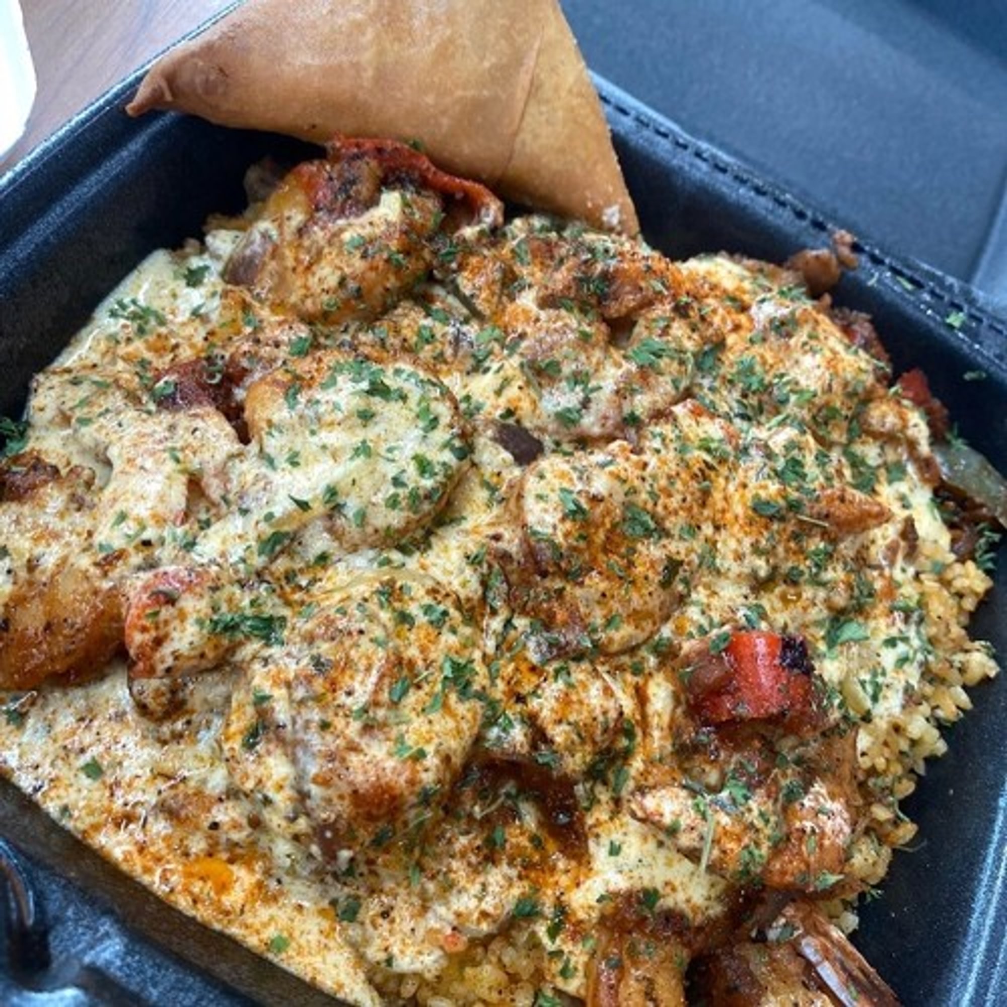 Sauteed Shrimp Plate