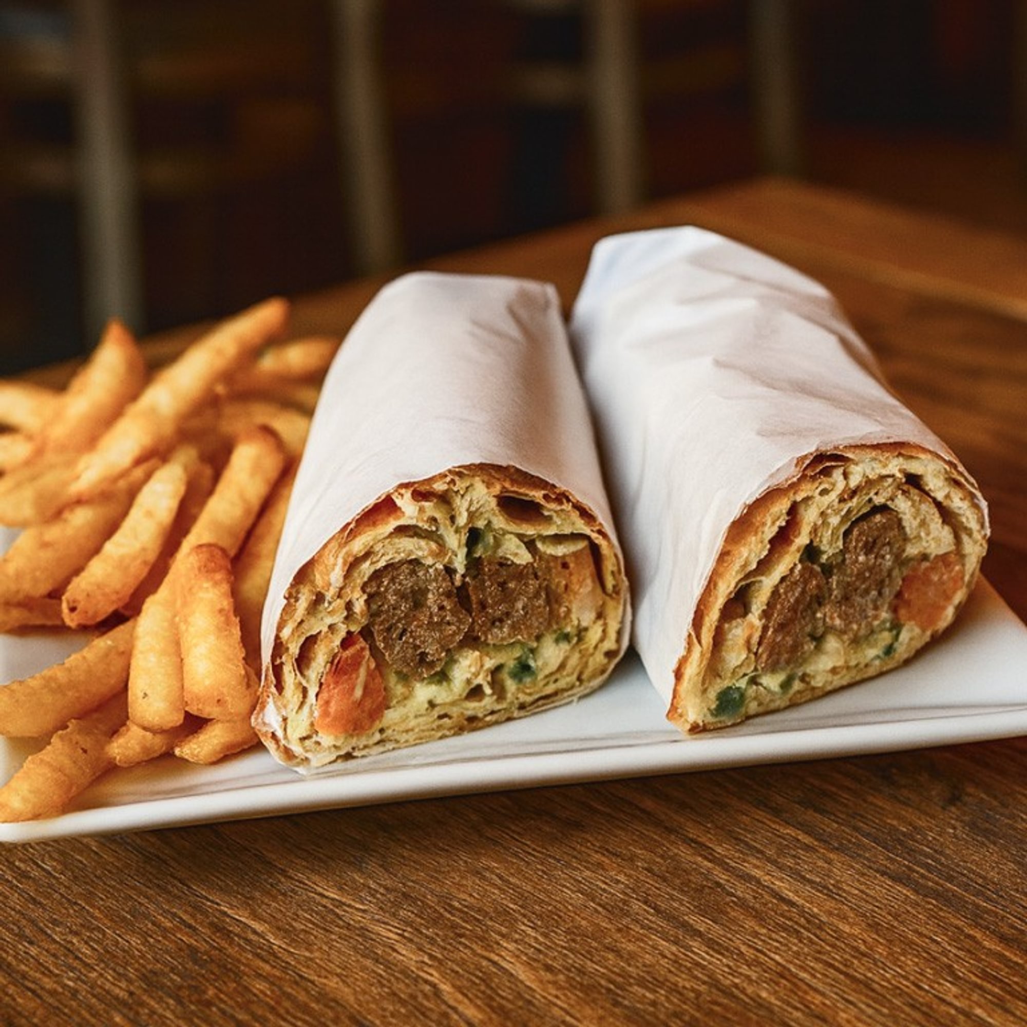 kafta Kabob Sandwich