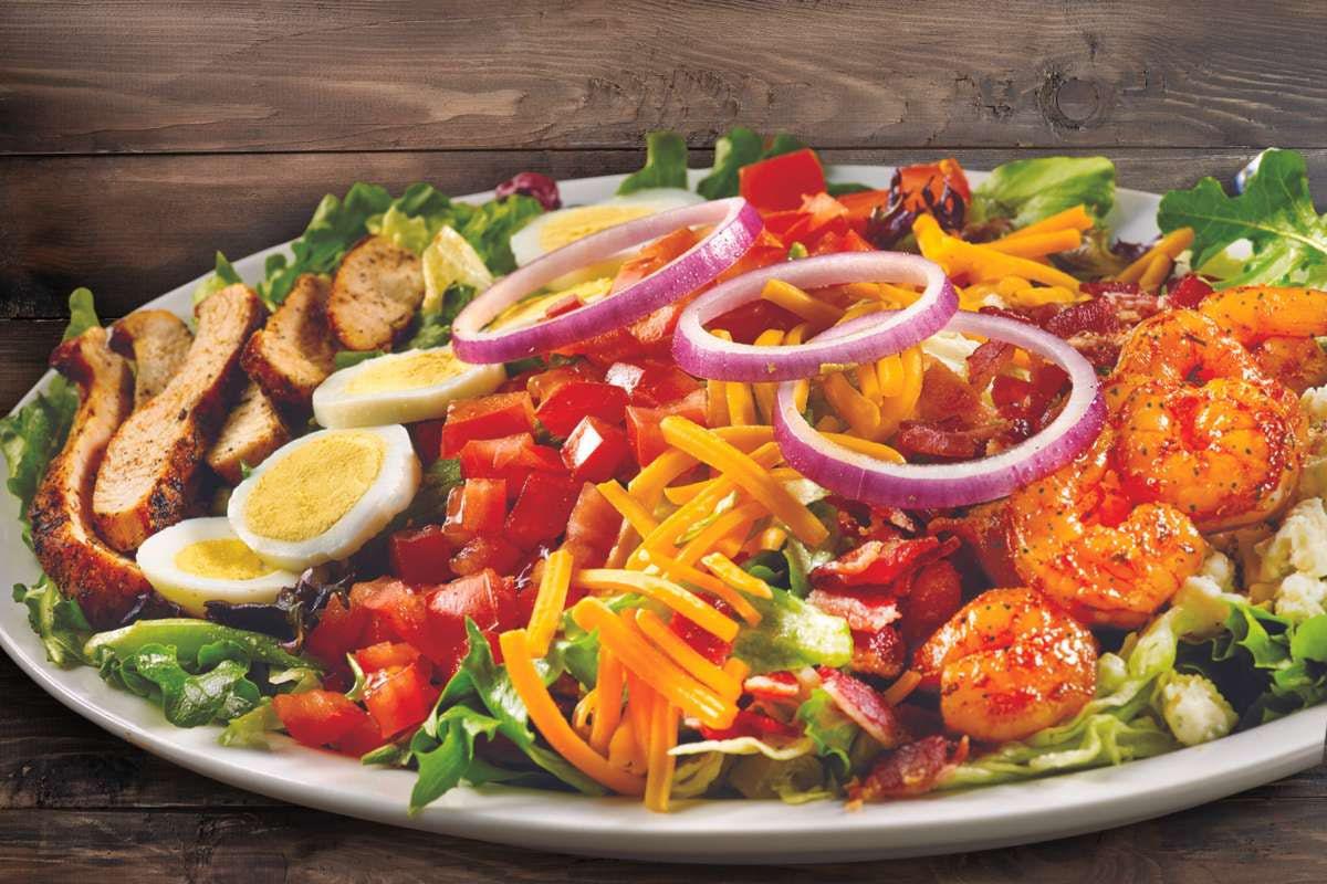 BLACKENED SHRIMP & CHICKEN COBB SALAD