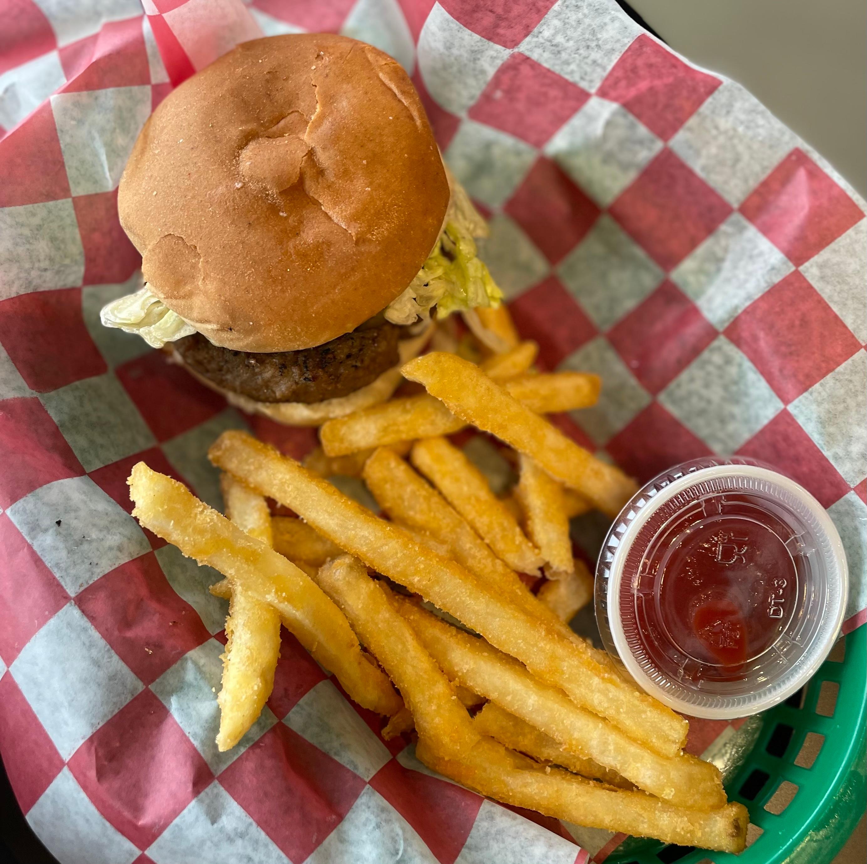 Zodi Burgers and Fries