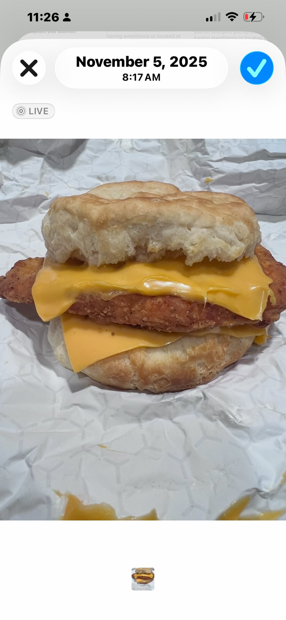 CHICKEN BISCUIT