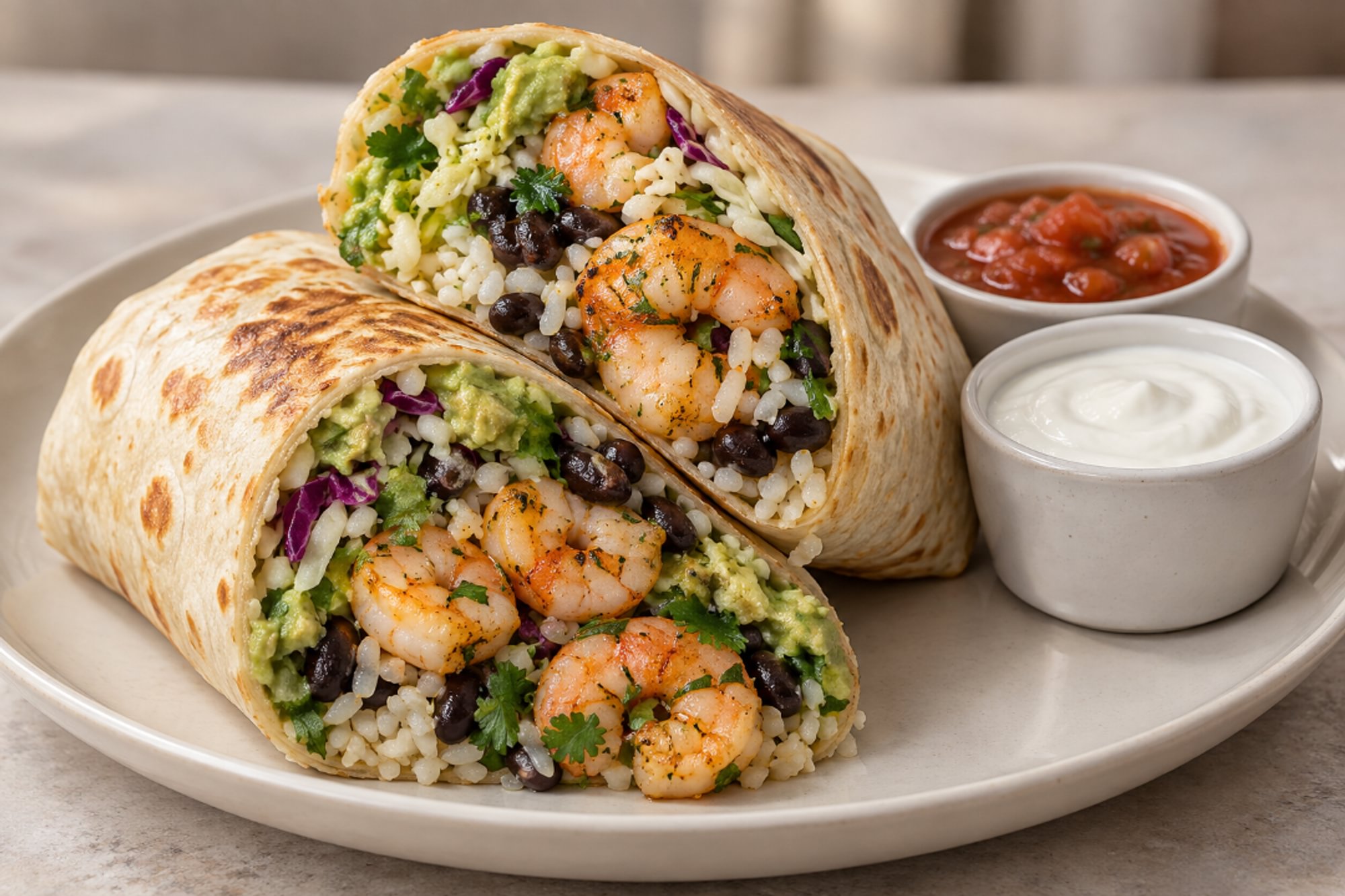 Costa Shrimp Burrito