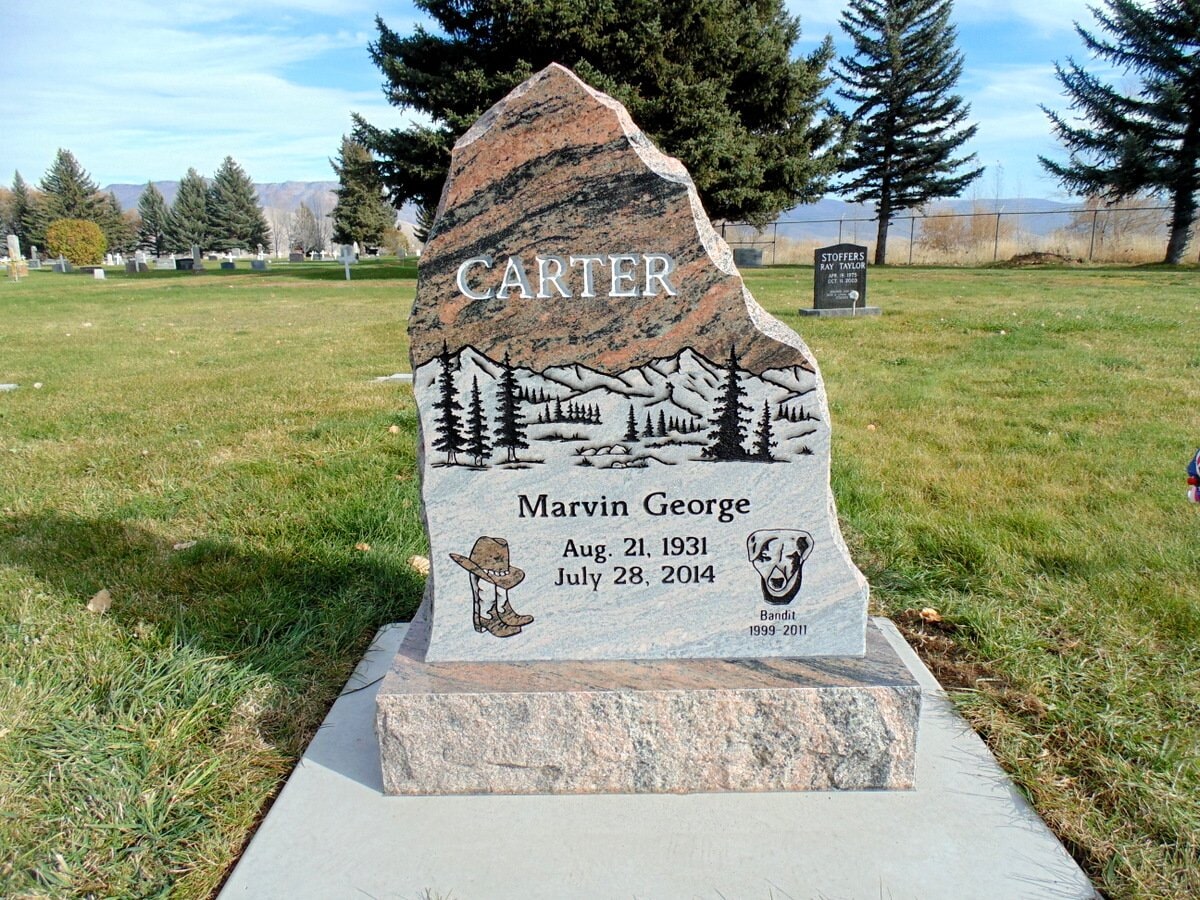 Utah Headstone Design Photo