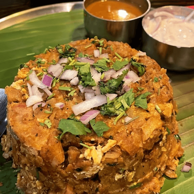 Egg Kothu Parotta
