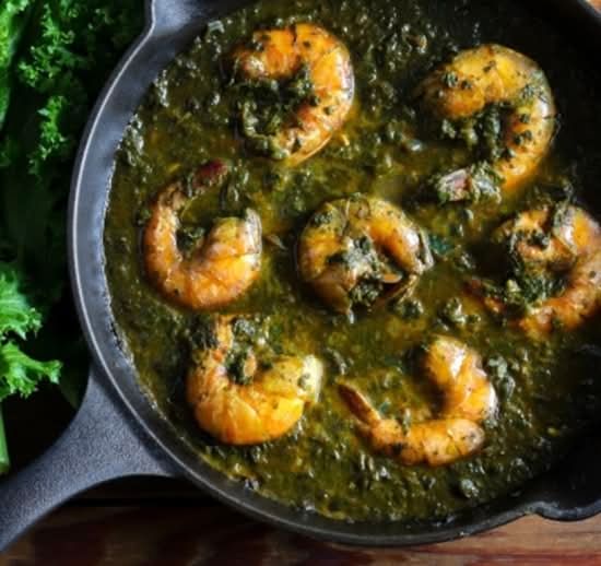 Shrimp Saag