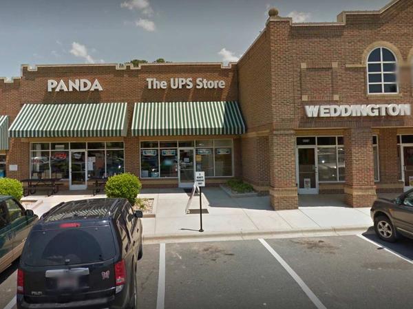 The UPS Store of Weddington, NC has free 5-minute parking directly in front of the store as well a lot parking.