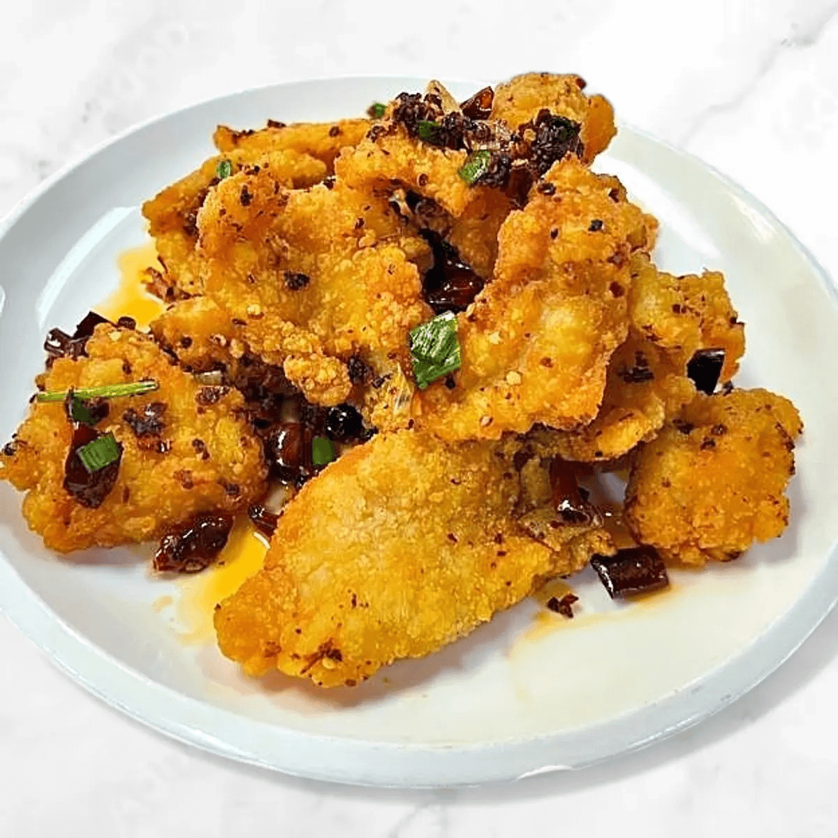 Fried Fish Fillet with Chili Pepper 竹台鱼
