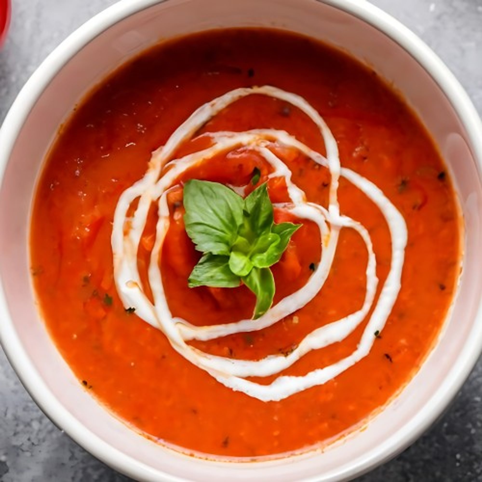 Tomato Basil Bisque Soup