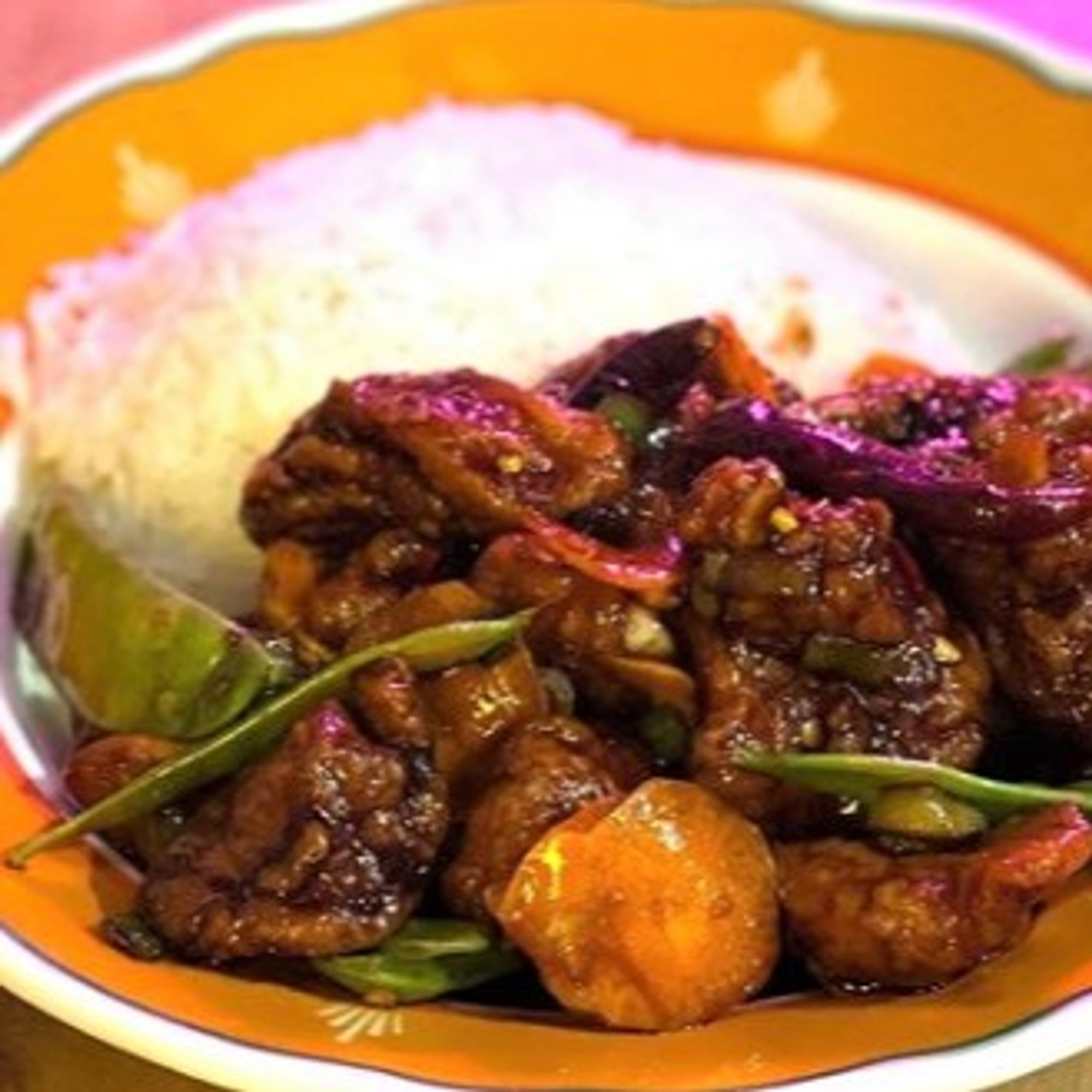 Orange Veggie & Tofu