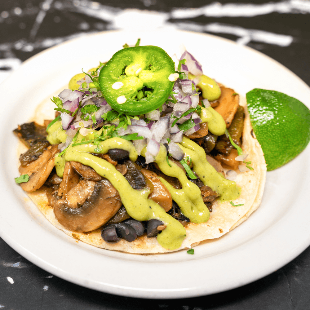 Roasted Mushroom Taco