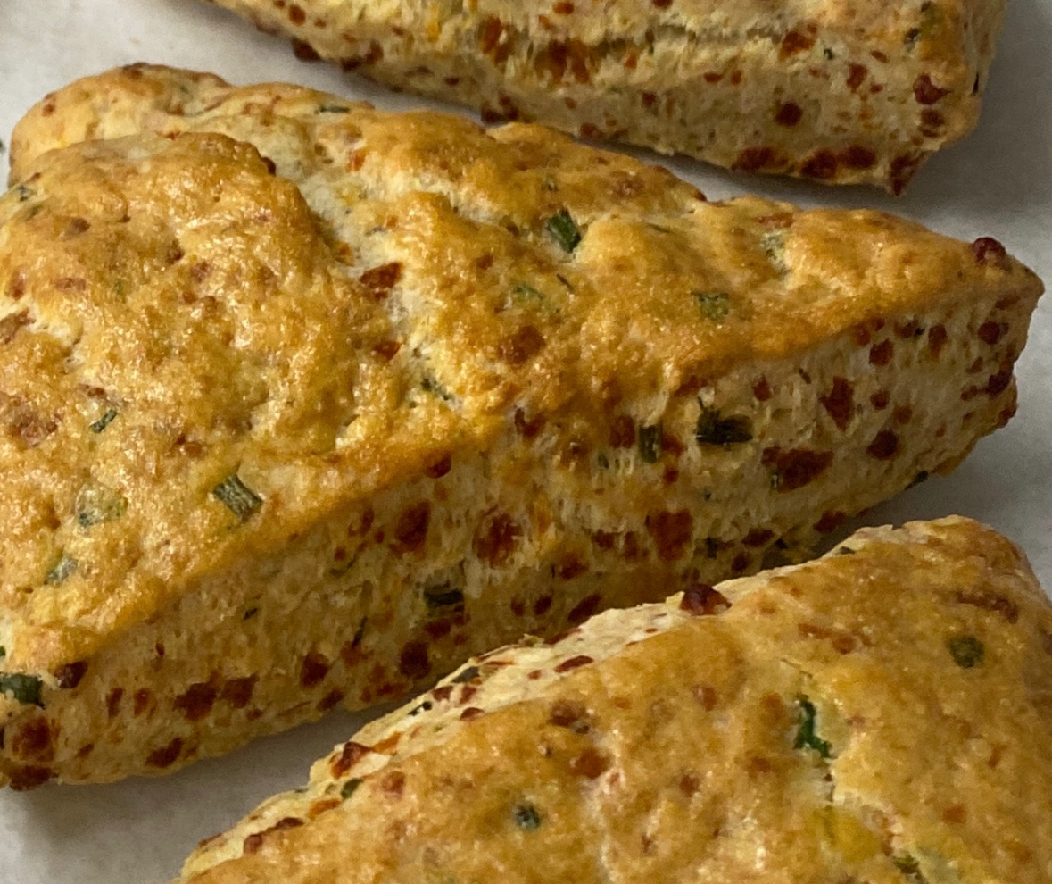 Bacon + Cheddar Scone