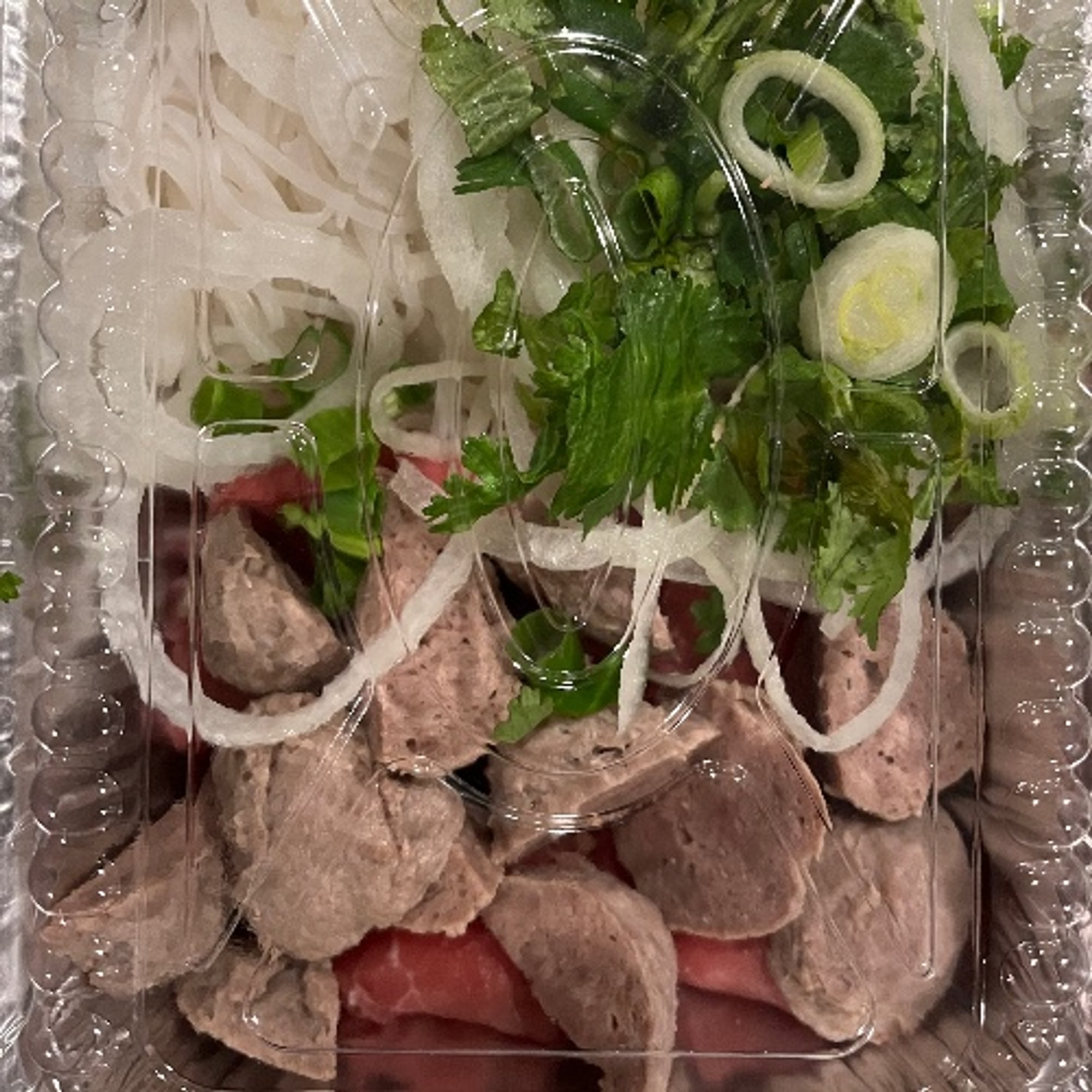 Combination Rare Steak & Beef Ball Pho