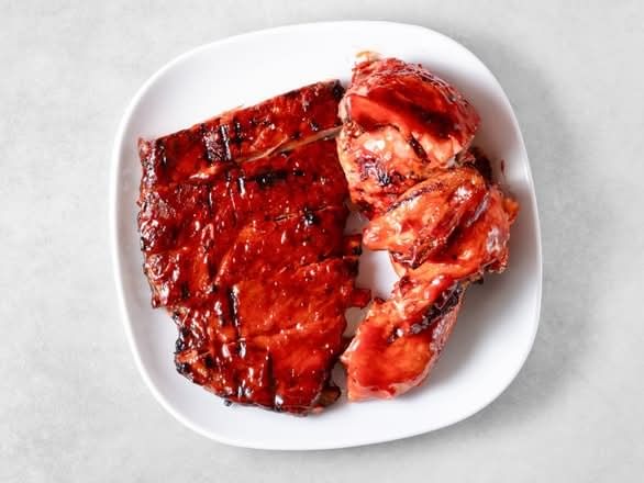 BBQ Chicken & Rib Dinner Large