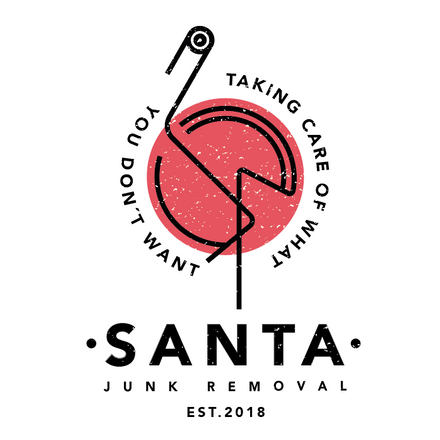 Santa Junk Removal Logo