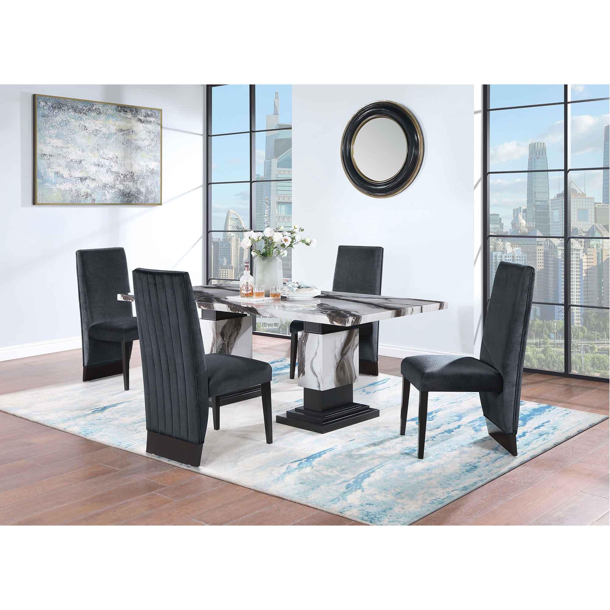Panda Dining Table w/ 4 Chairs