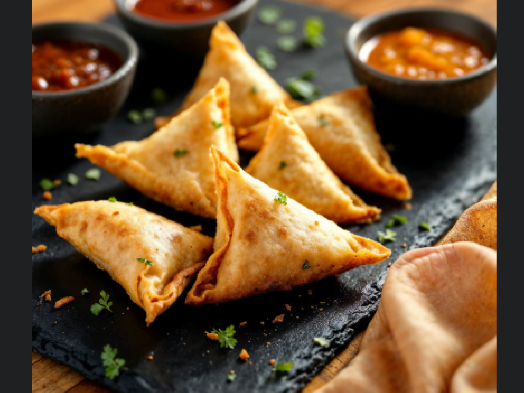 Samosa Chaat Cholley