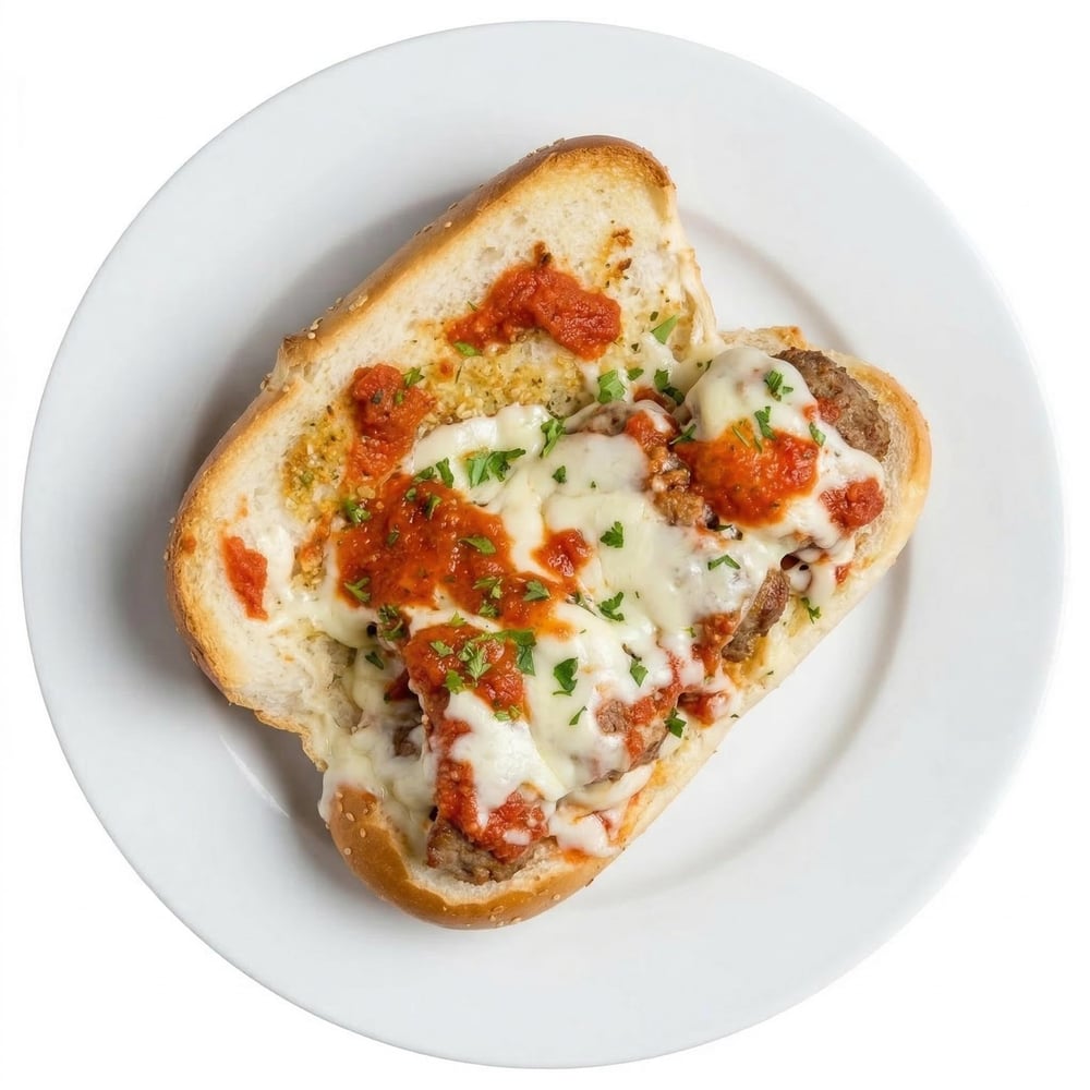 Sausage & Peppers Parm Hero