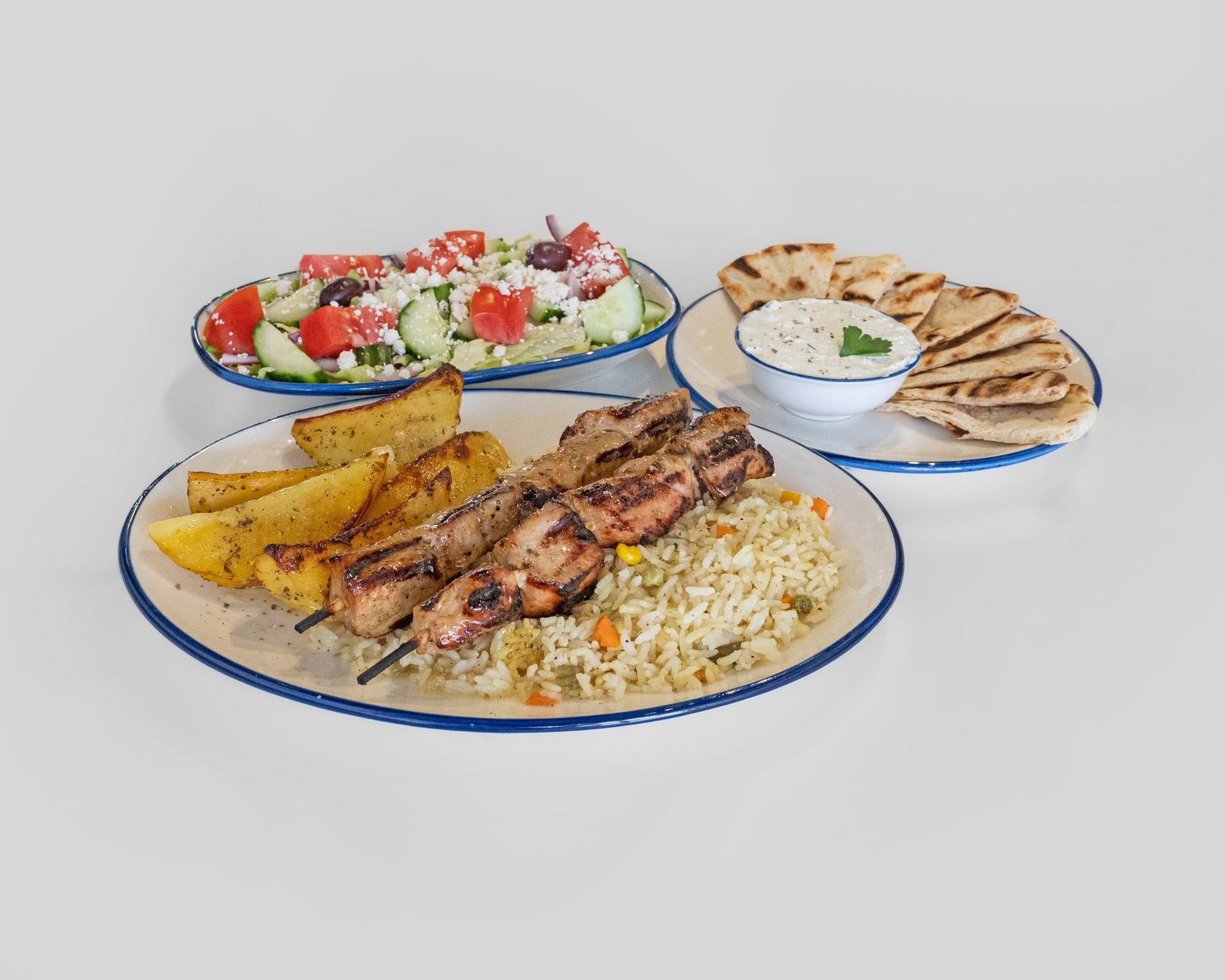 Pork Souvlaki Plate