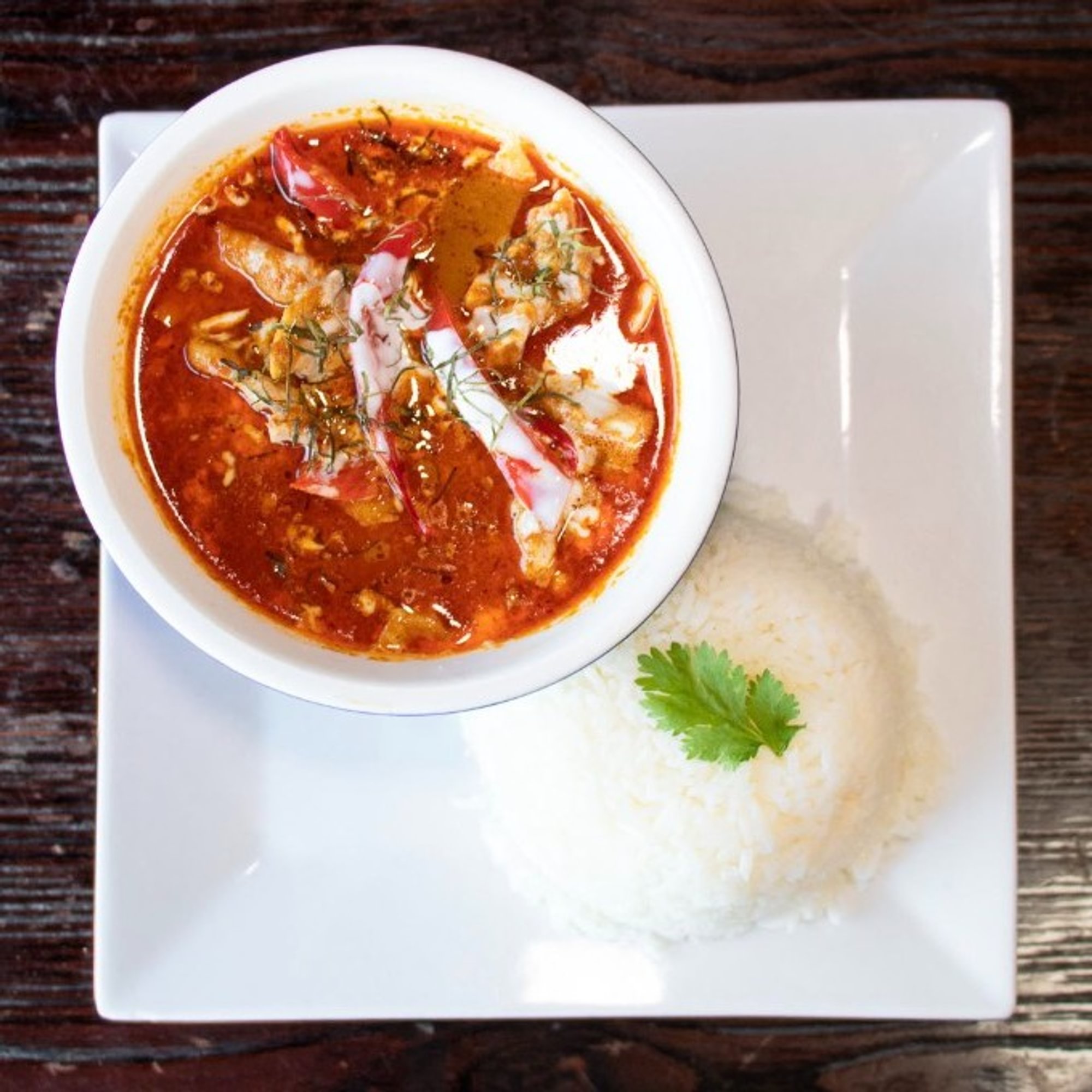 Panang Curry with Rice