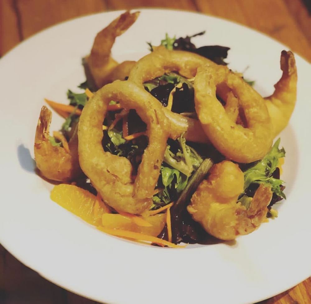 Tempura Shrimp Salad