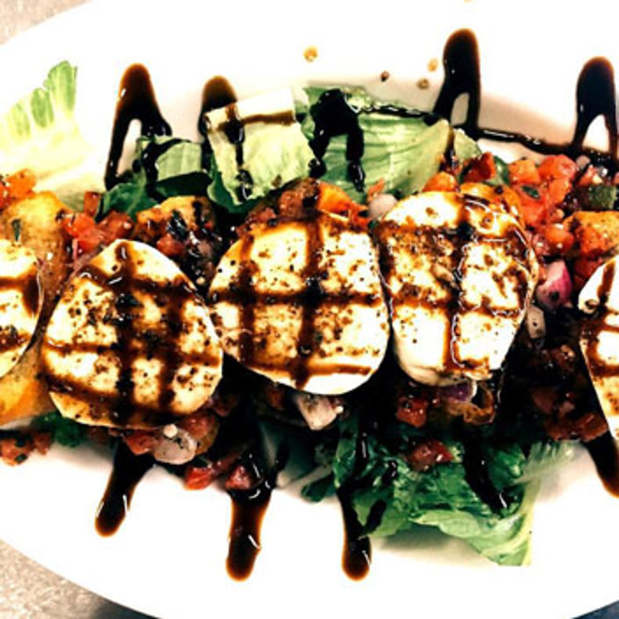 C/O Tomato Bruschetta with Fresh Mozzarella