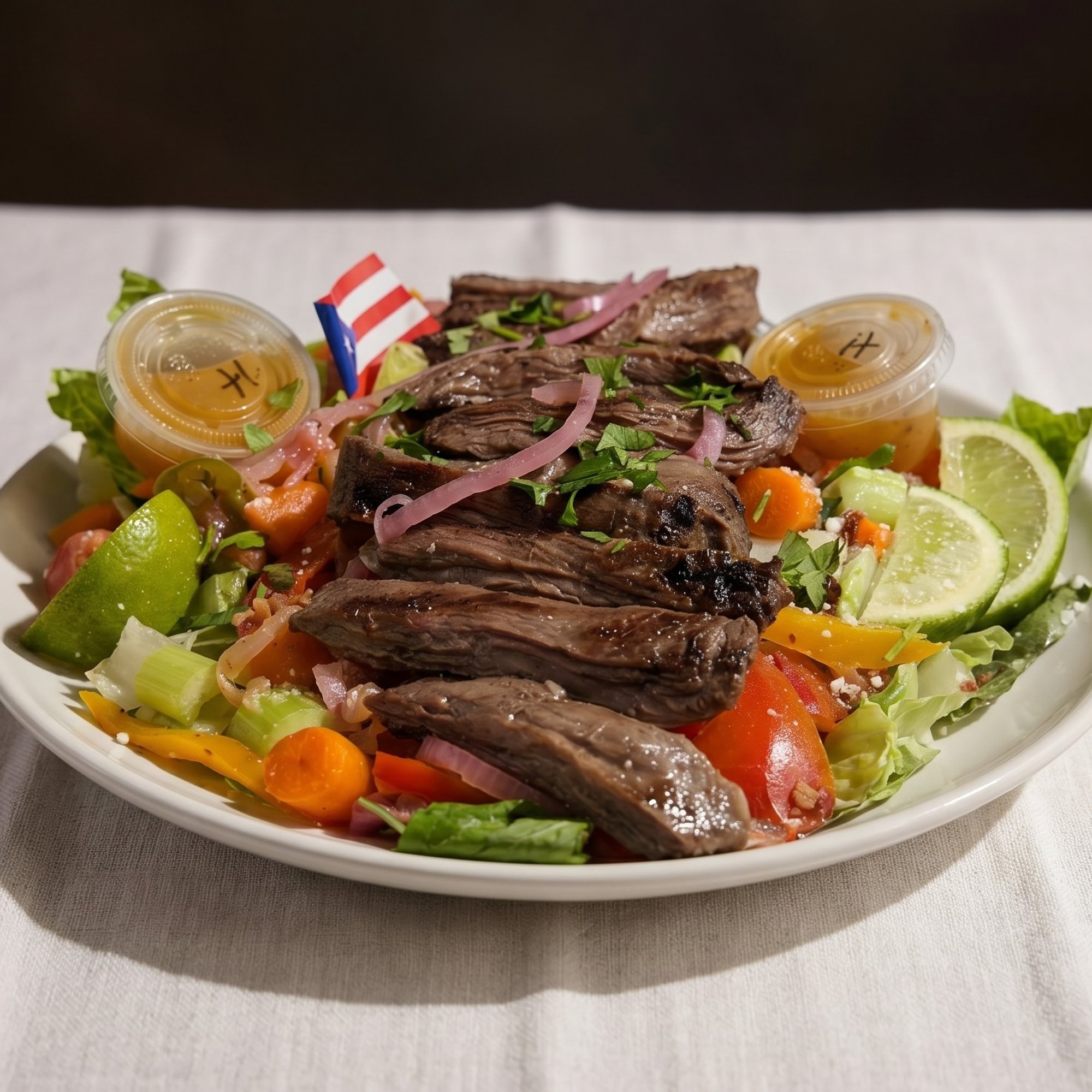 Salad with Grilled Steak