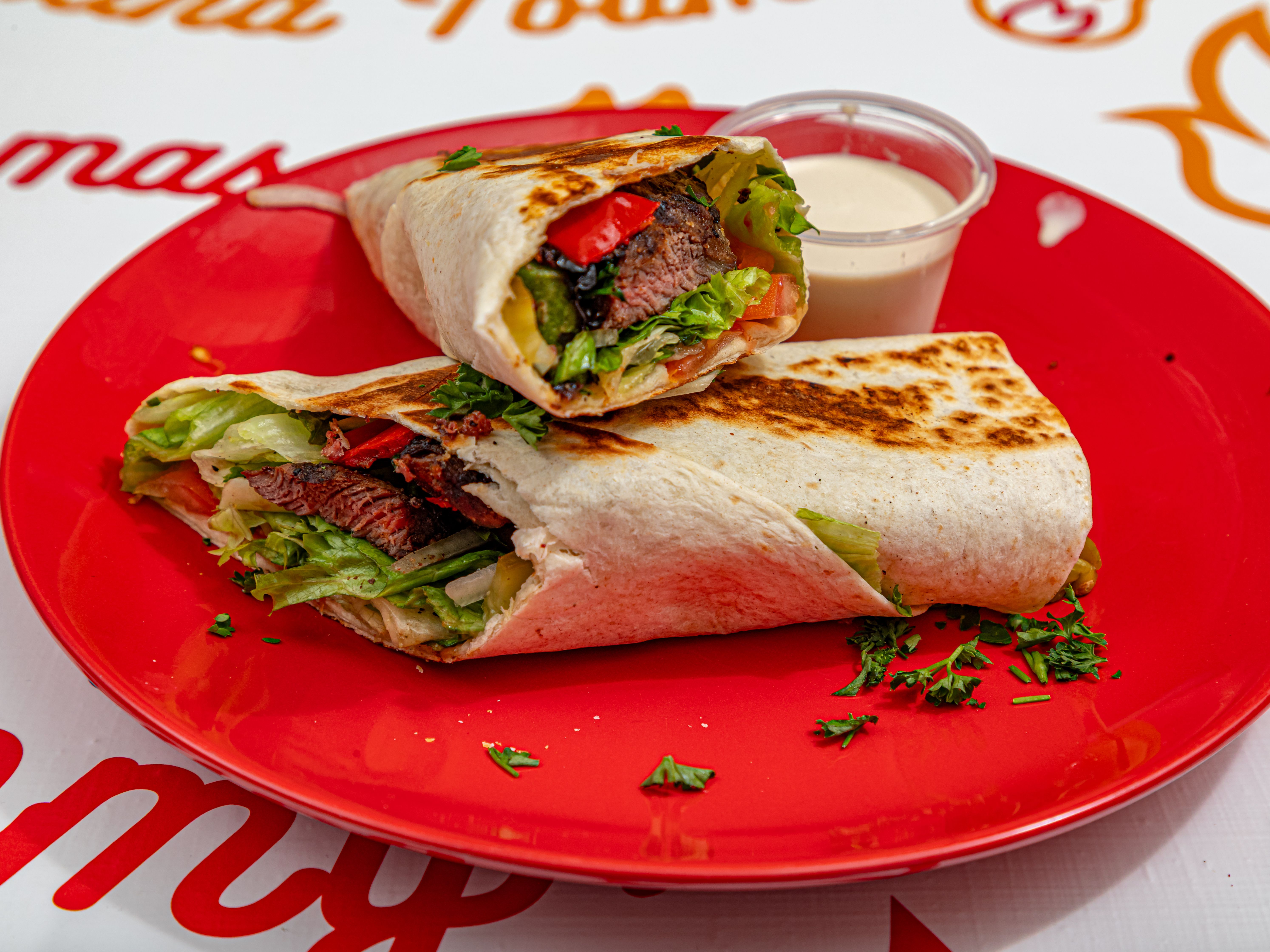 Beef Shish Kabob Wrap