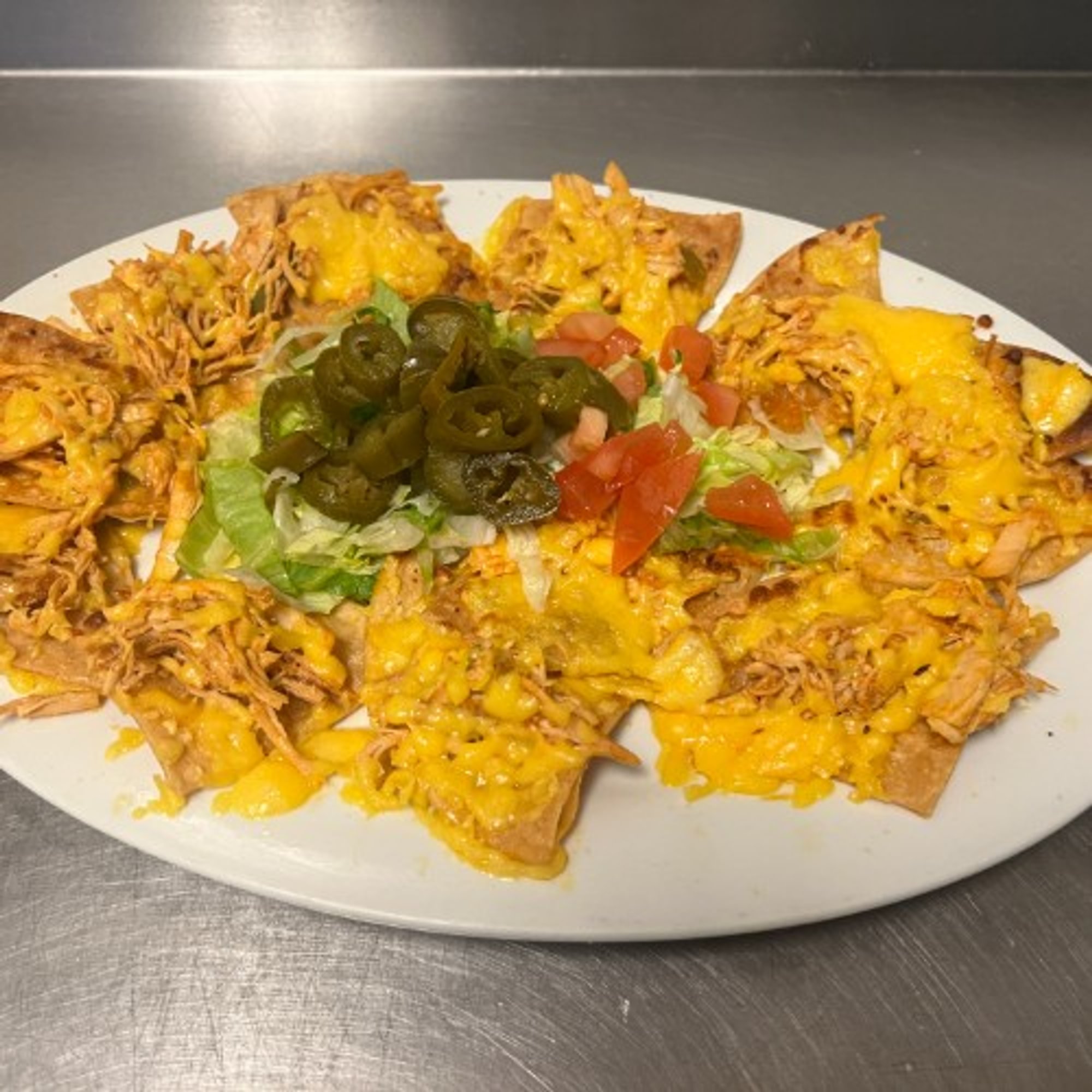 Shredded Chicken Nachos