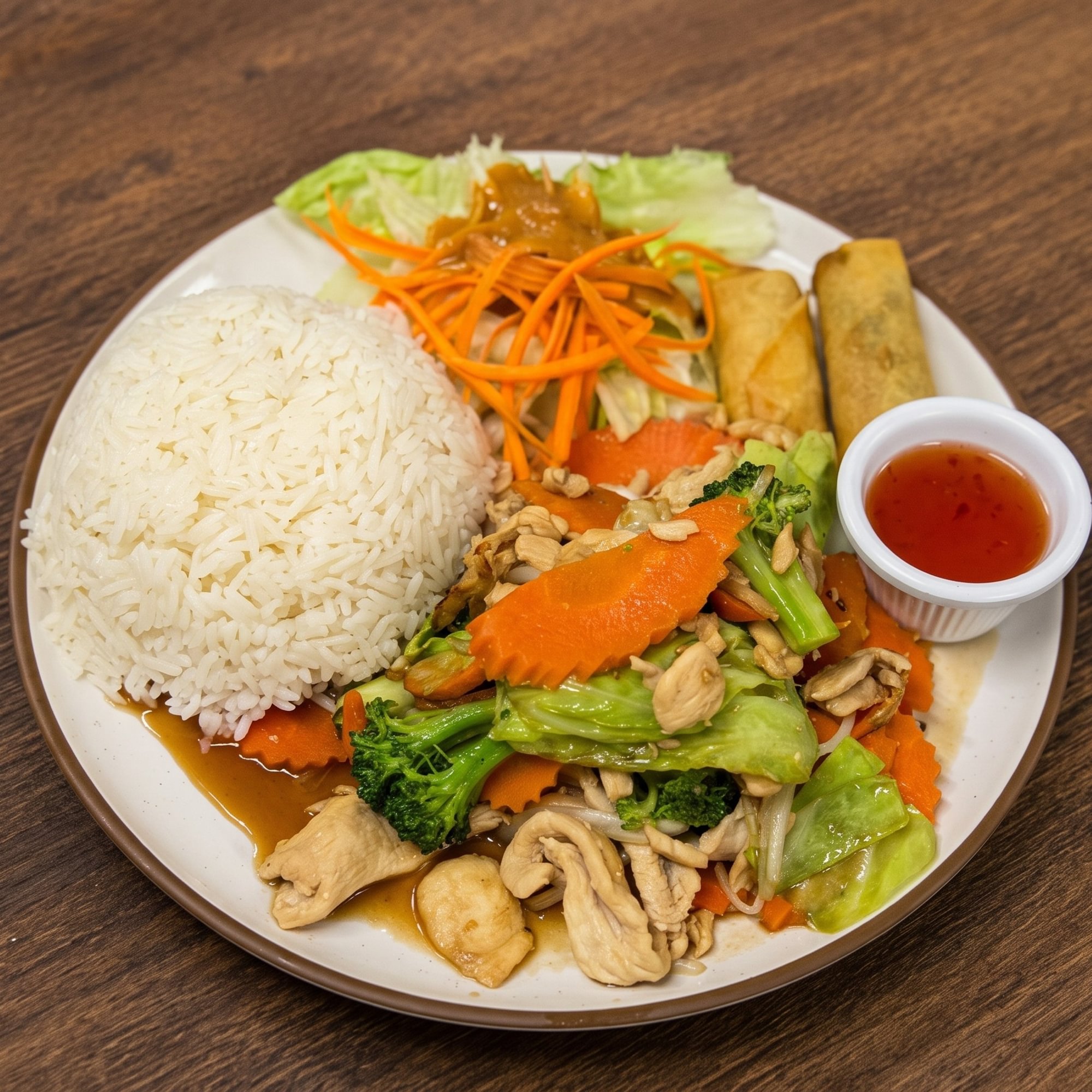 L Broccoli Stir-Fried Set