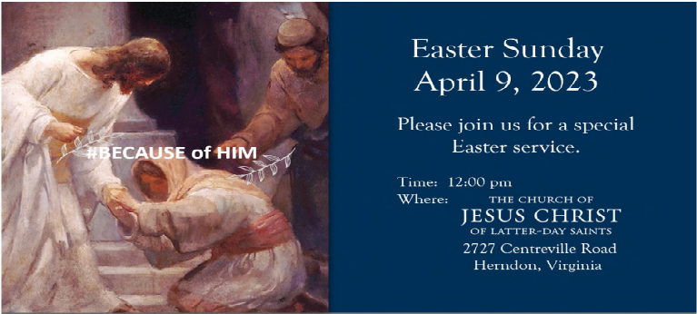 Easter Sunday Worship Service - The Church of Jesus Christ of Latter ...