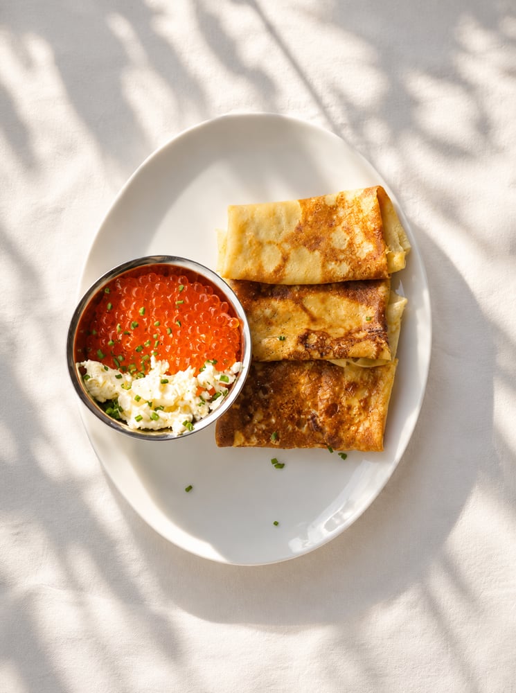 Caviar Crepes