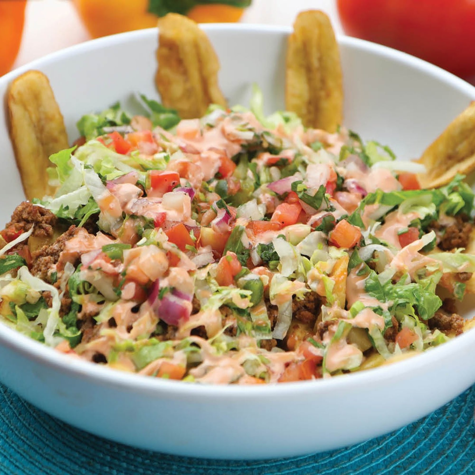 Carne Molida con Tajadas