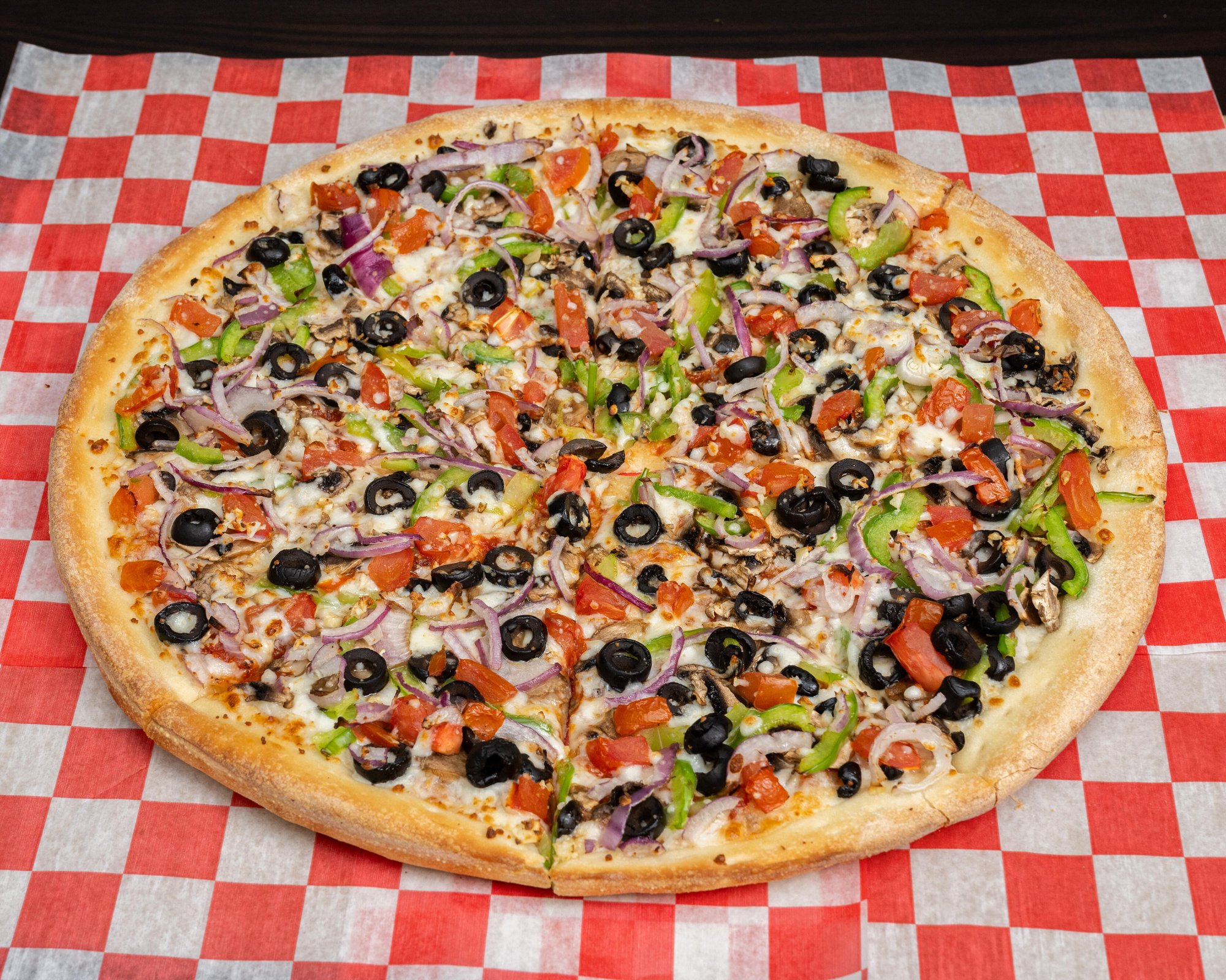 Medium 14" All Veggie Pizza