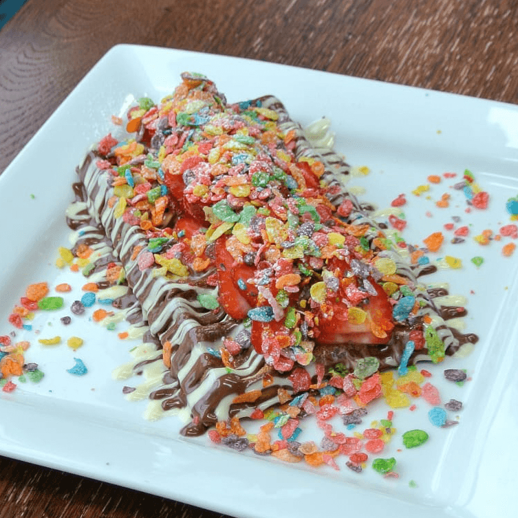 Fruity Pebbles Waffle