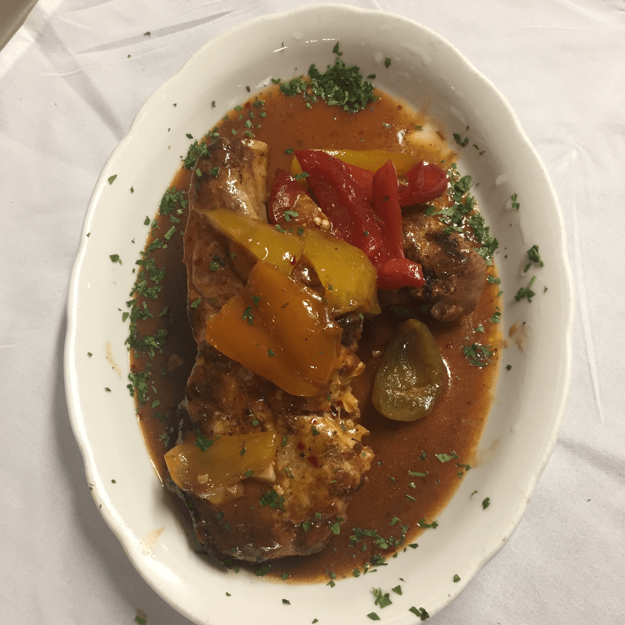 "Angry" Pork Chops