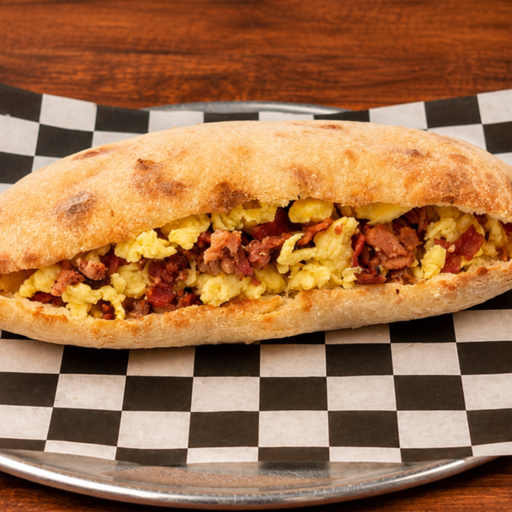 Bacon, Egg & Cheese Sando