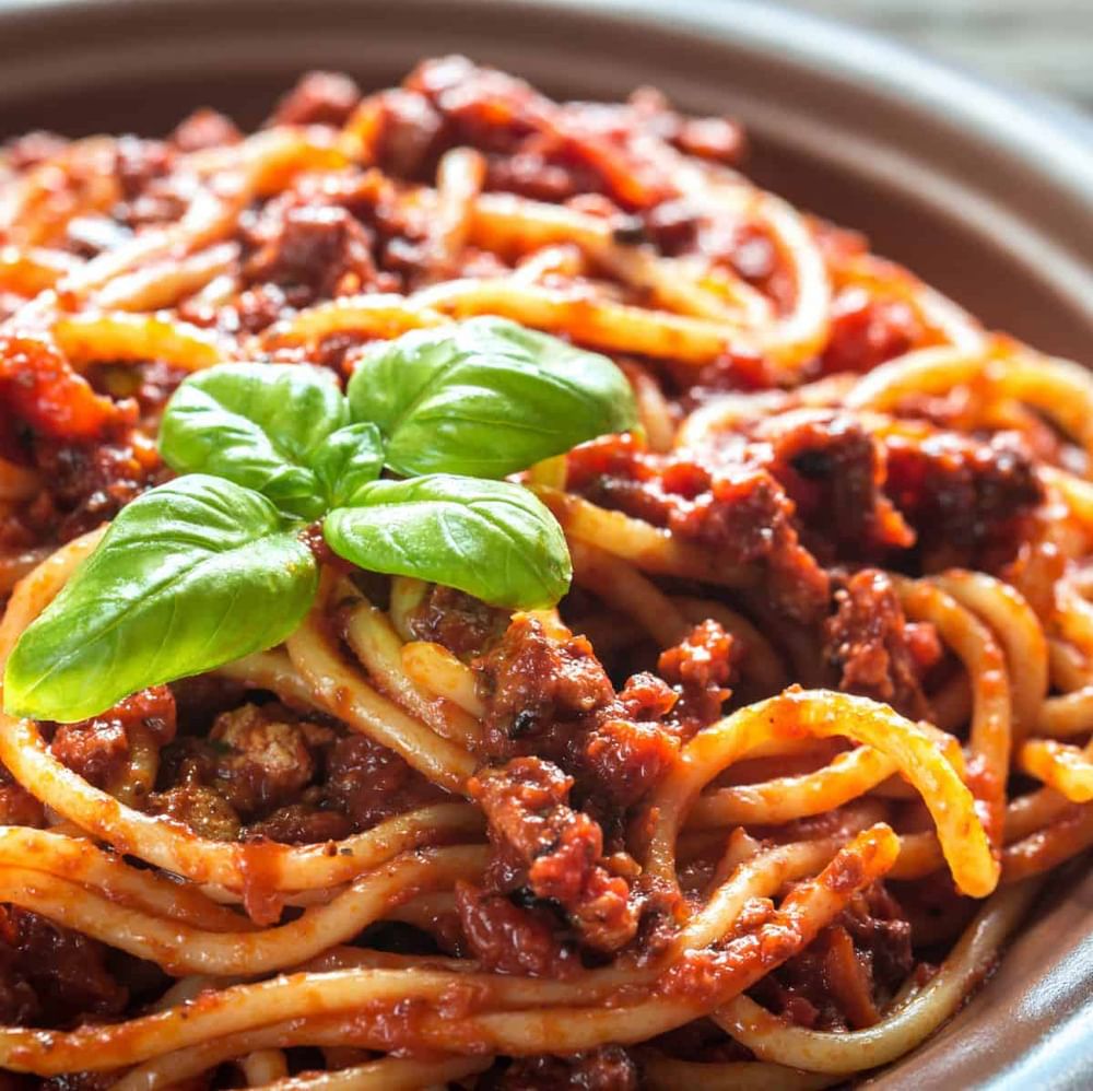 Pasta with Red Meat Sauce