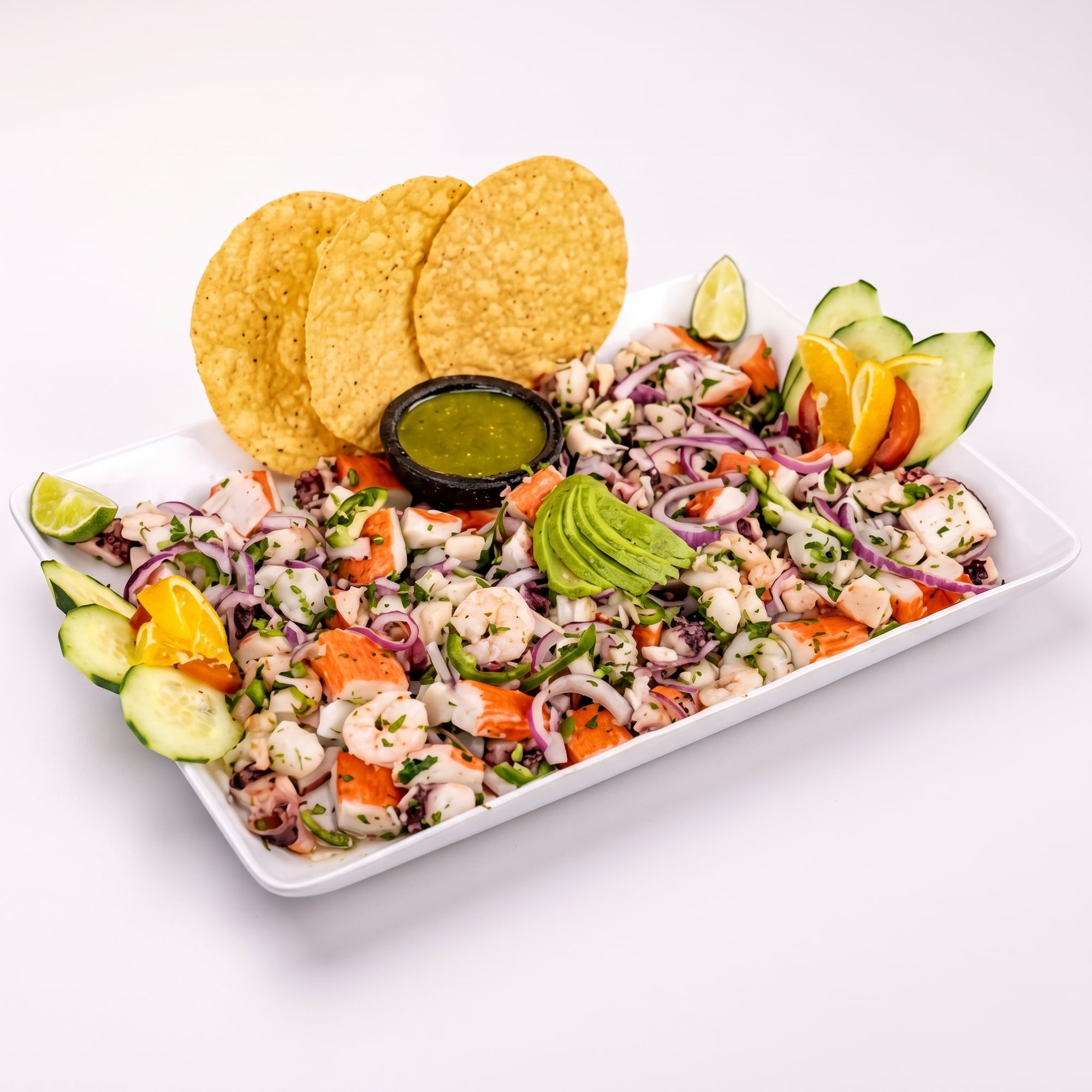 Botana De Mariscos Fria Mixta