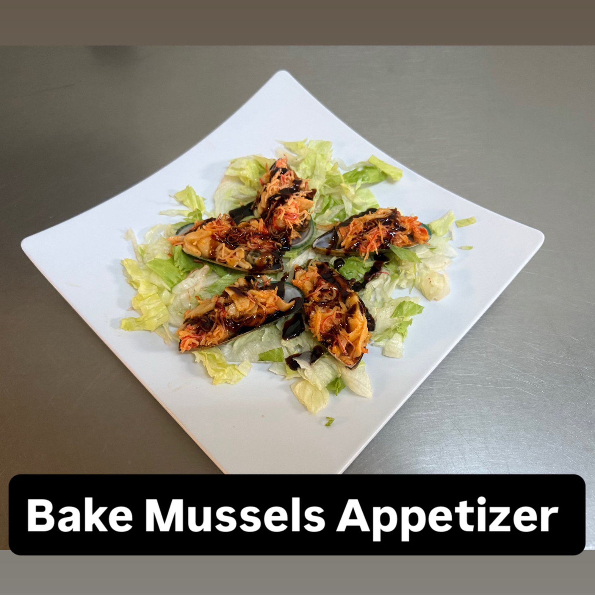 A10. Baked Mussels