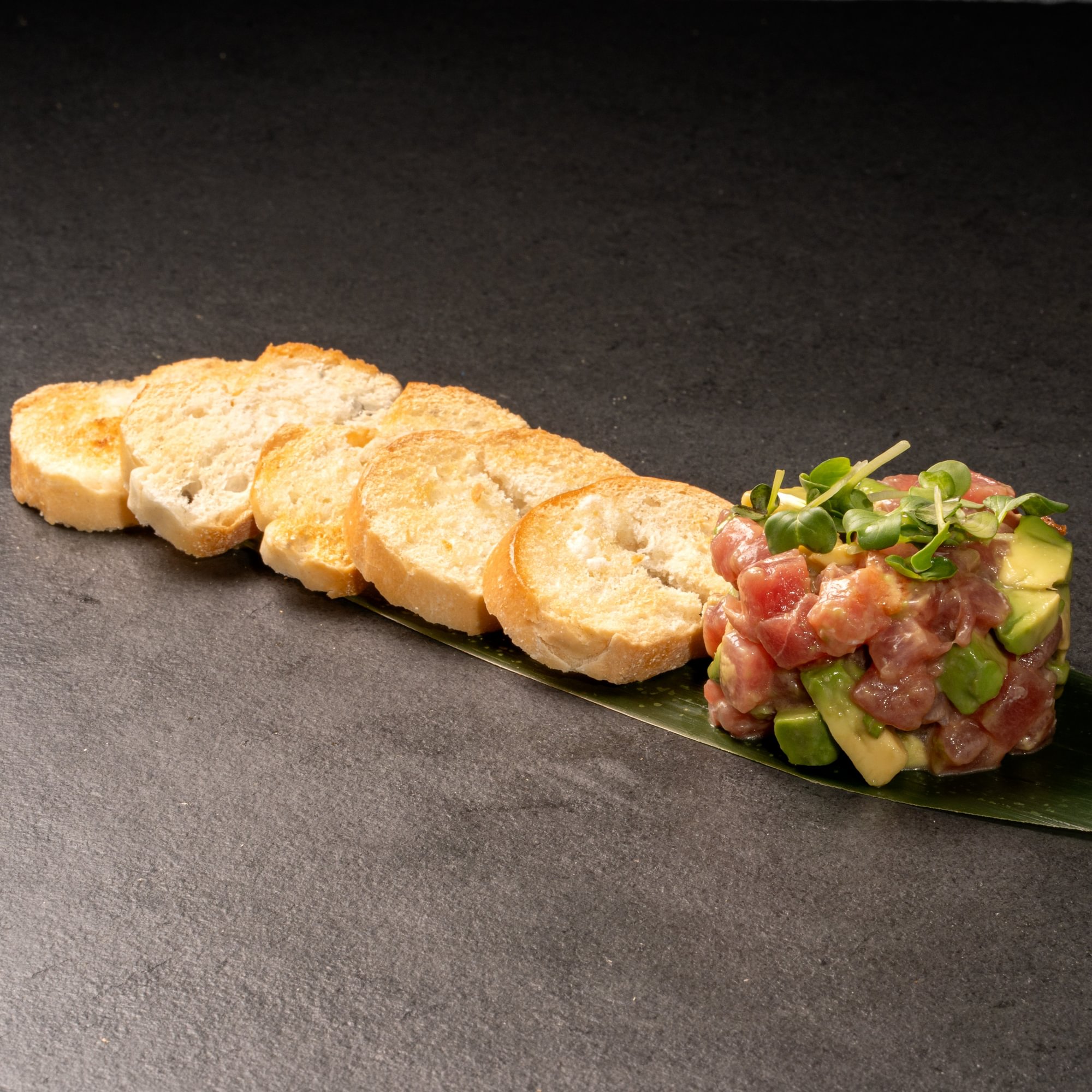 Salmon Tartare Crostini