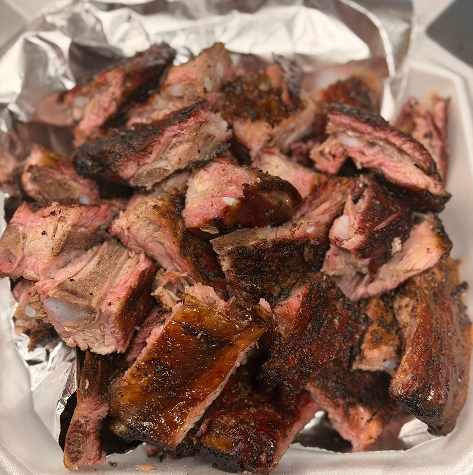 Double Rib Tip Dinner