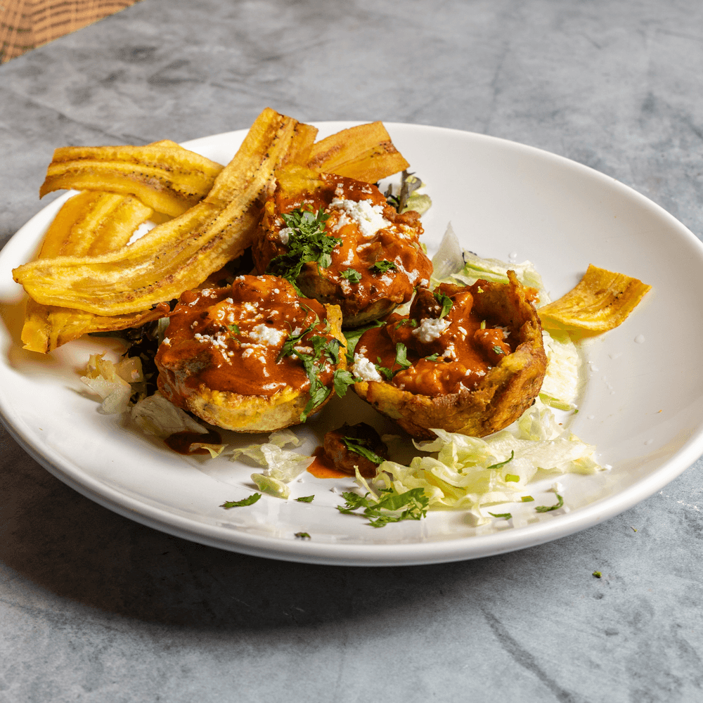 Tostones Rellenos Al Sol