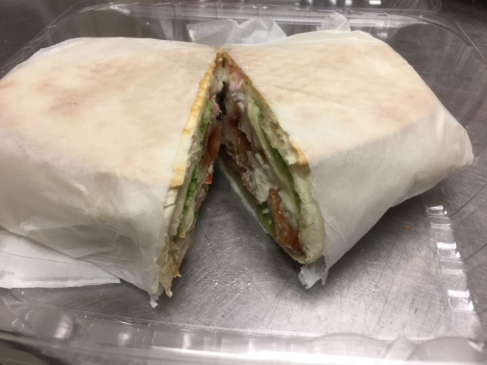 Buffalo chicken wrap